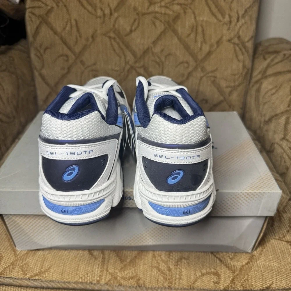 Asics Gel Isota 190TR Y2K Shoes Womens‎ 13 White Blue Silver Retro Sneakers